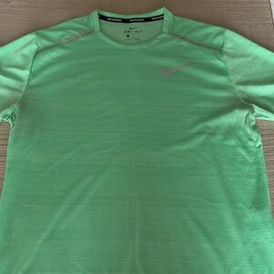Nike Men's Mint Green Dri-FIT Short Sleeve Tee